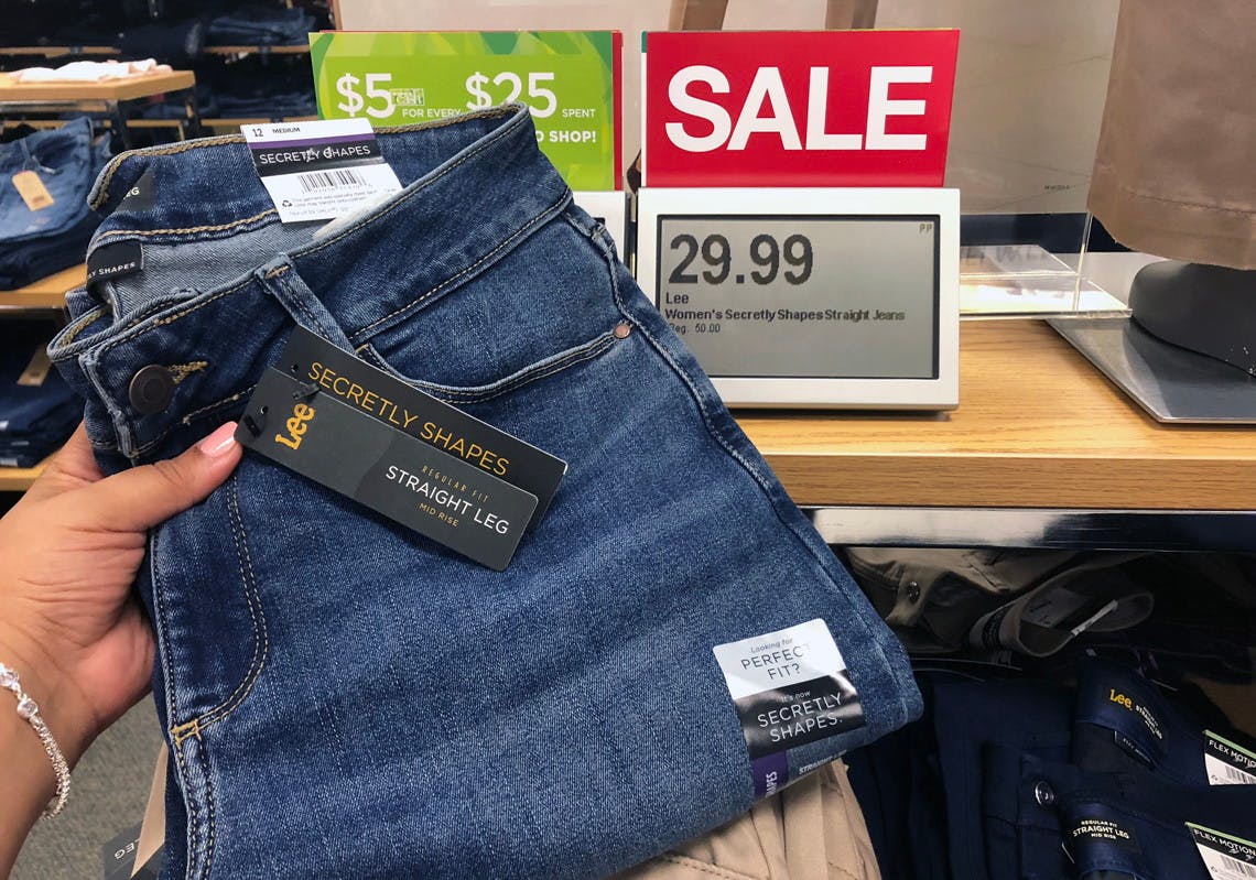 kohls ladies lee jeans