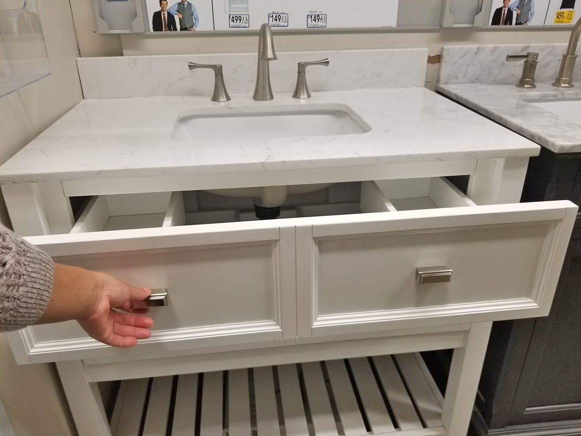 Property Brothers Bathroom Vanity W Mirror 100 At Lowe S Reg