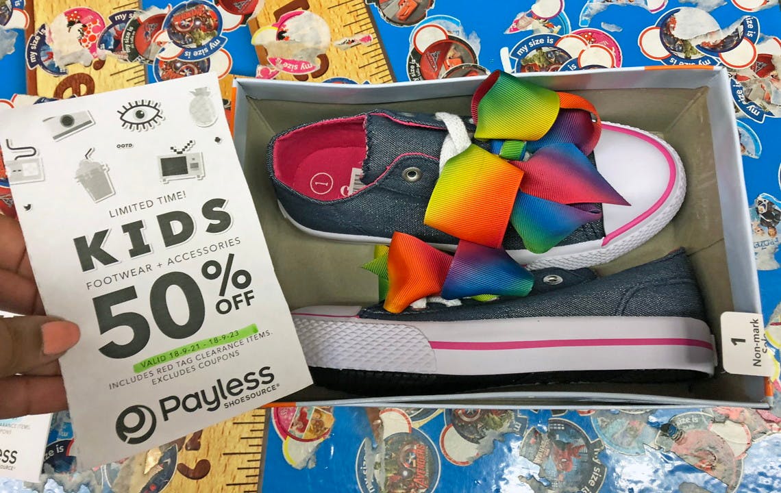 Kids' Shoes at Payless + Extra 25% Off 