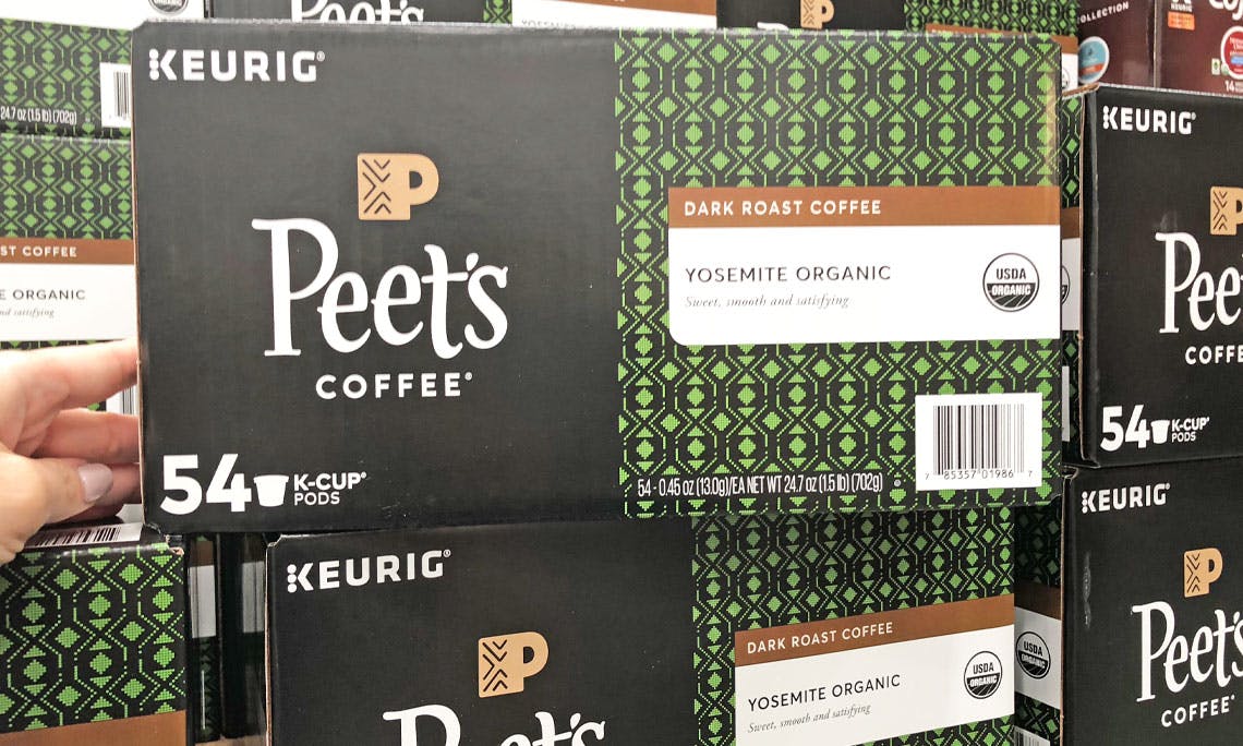 Peet S Coffee K Cups 54 Pack Only 19 99 At Costco The Krazy Coupon Lady