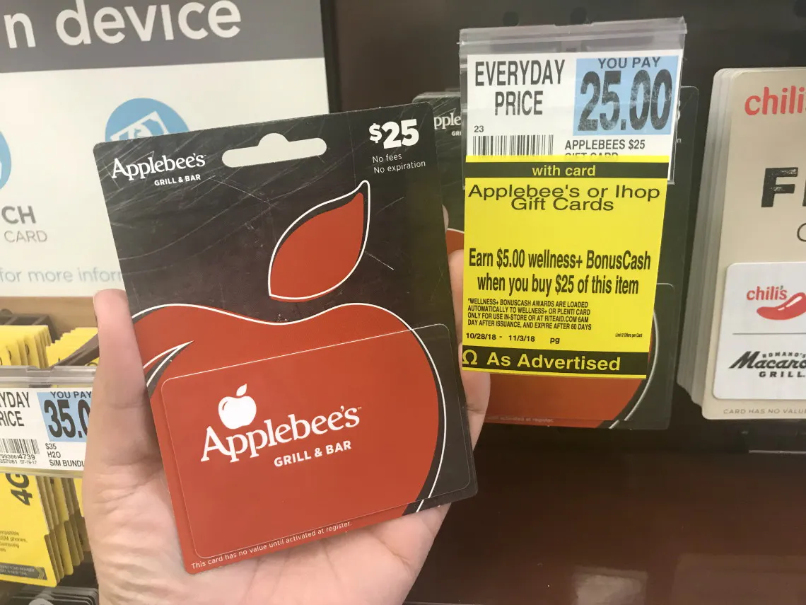 save on gift cards at rite aid ihop, applebee's & more! the krazy coupon lady save on gift cards
