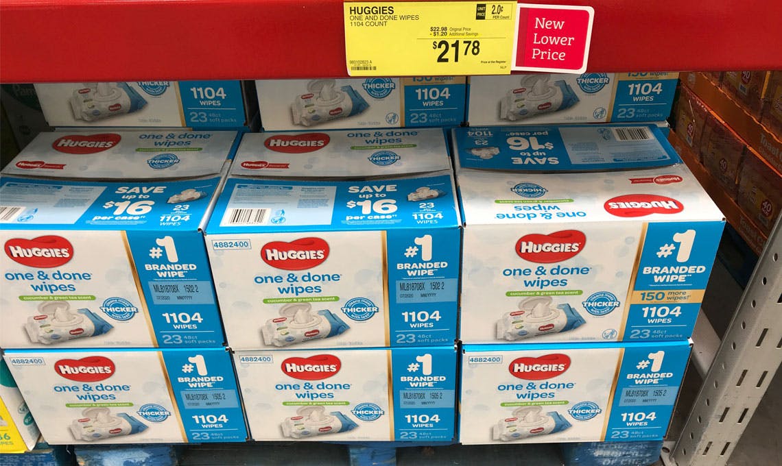 huggies one and done wipes 1104