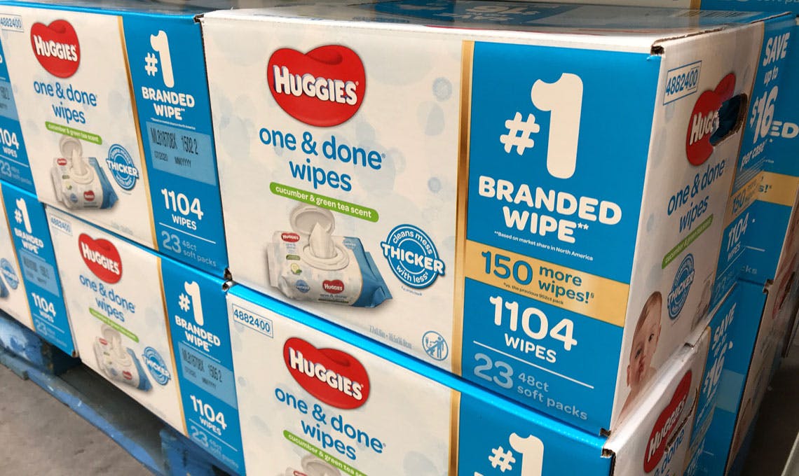 huggies one and done wipes 1104