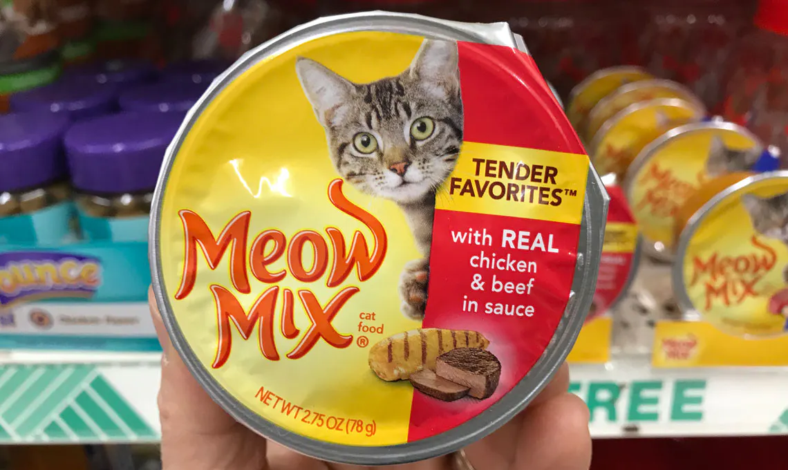 Meow Mix Wet Cat Food Only 0 83 At Dollar Tree The Krazy Coupon Lady