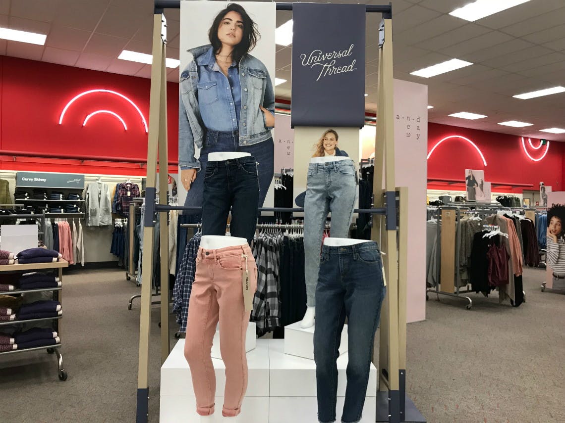 target womens jeans clearance