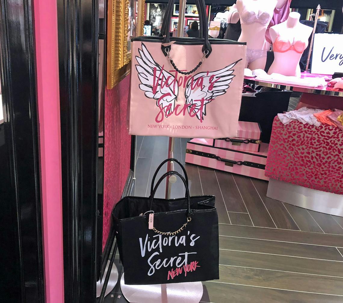 victoria secret city tote bag