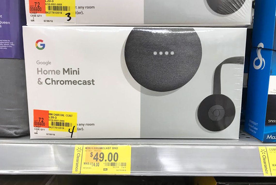 walmart google home mini $9
