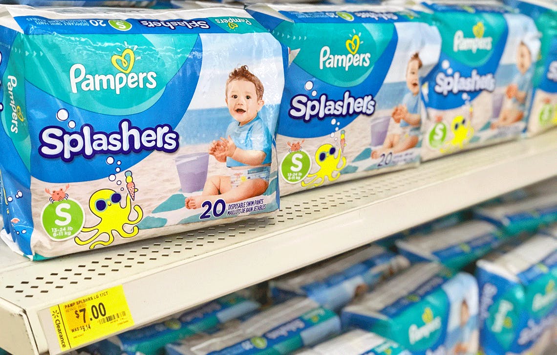 pampers splashers walmart