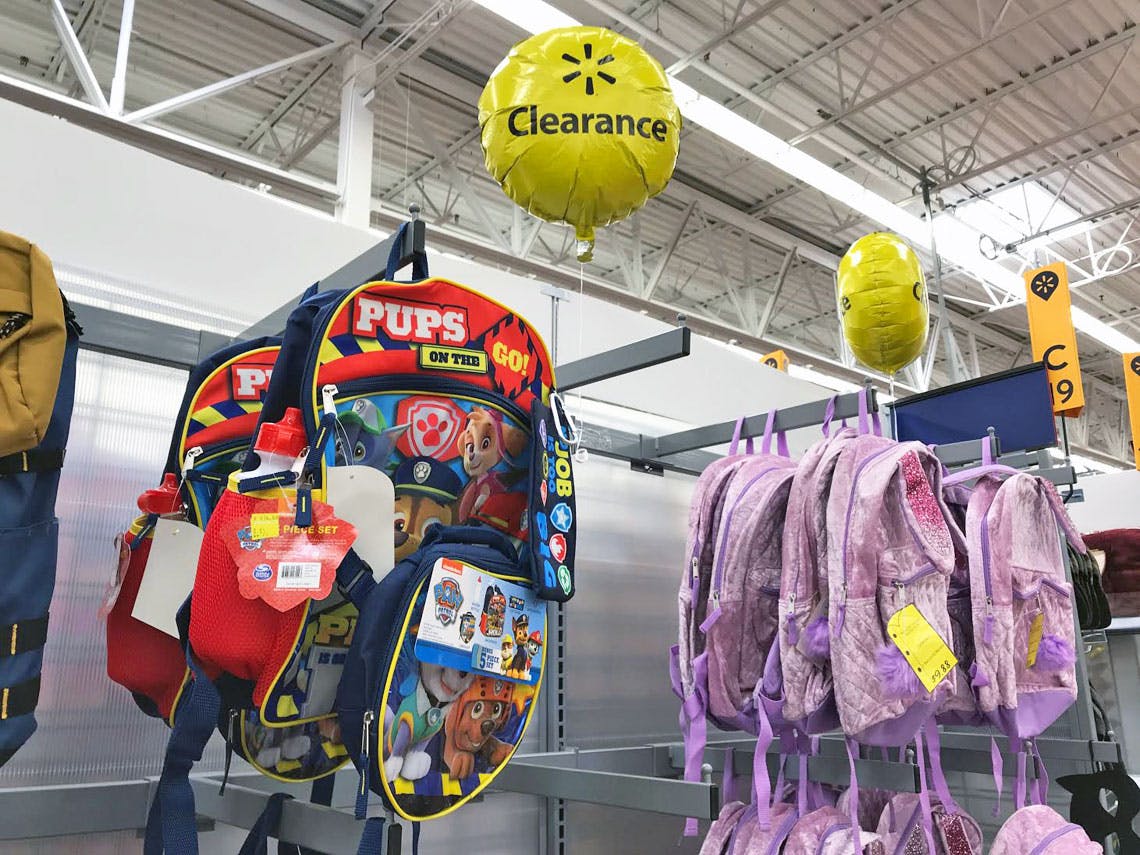 paw patrol backpacks at walmart