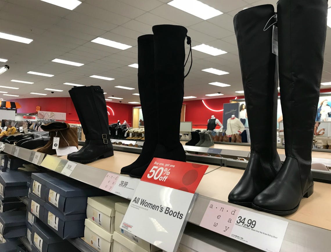 BOGO 50% Off Women's Boots at Target 