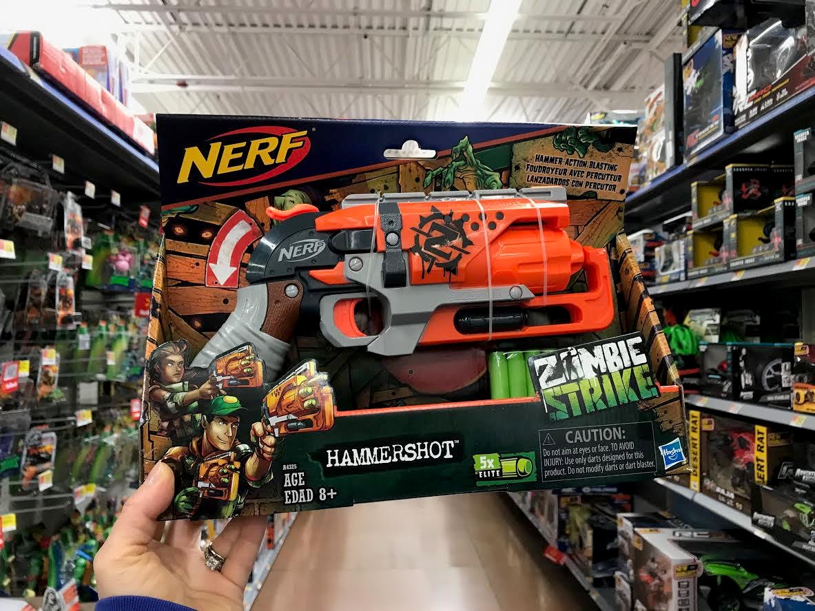 zombie strike nerf guns walmart