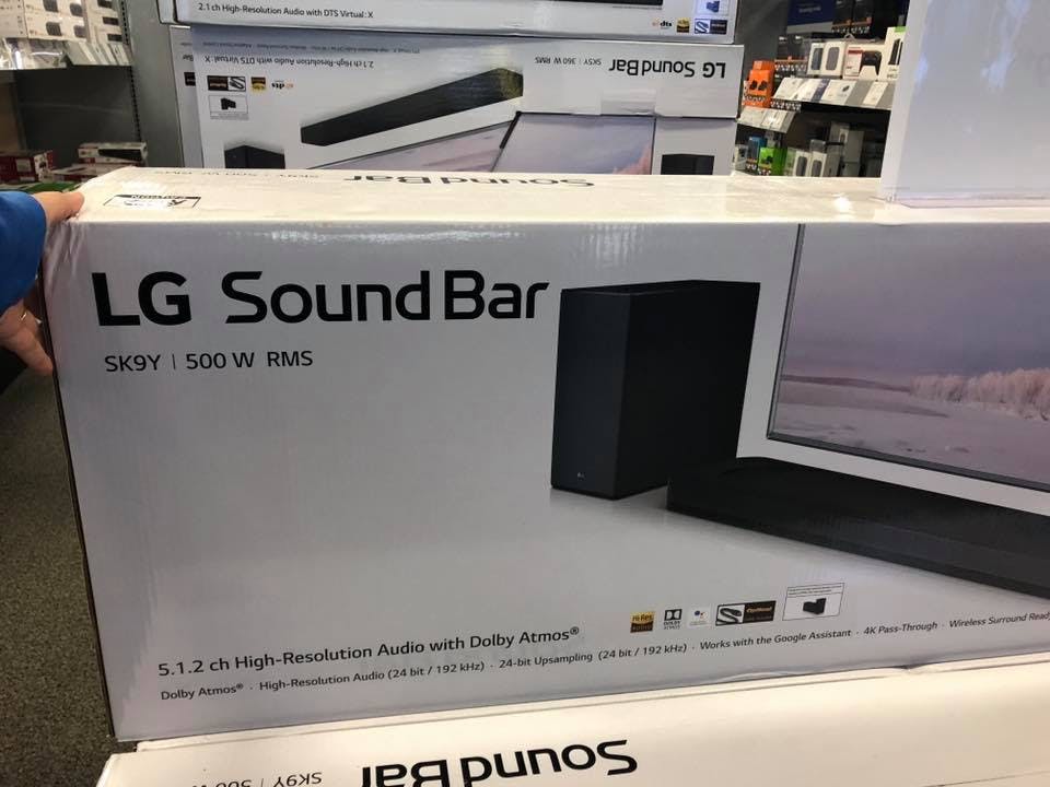 lg 4.1 channel soundbar surround system