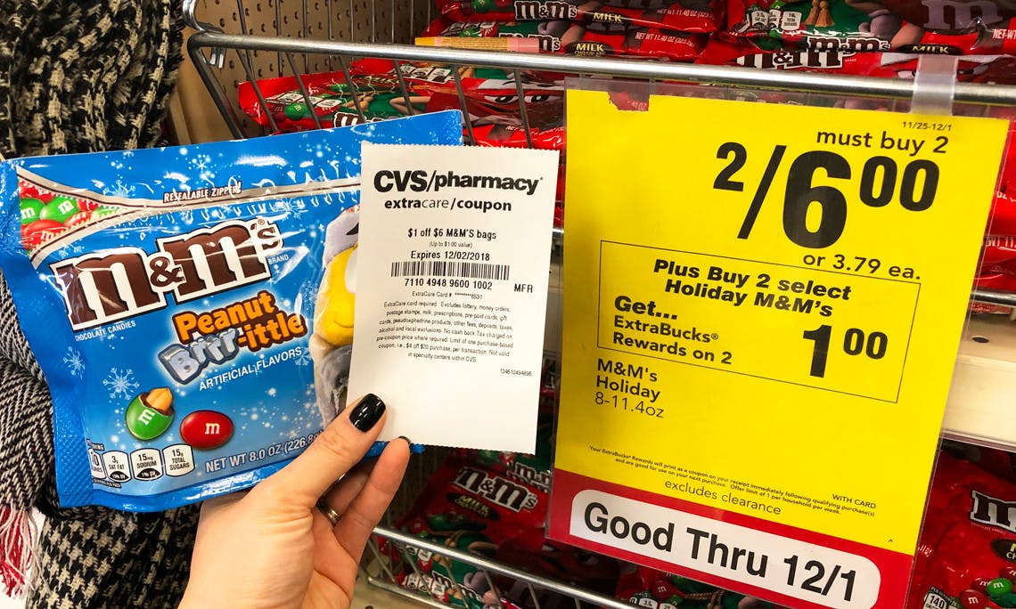 Holiday M&M's, Only 2.00 at CVS! The Krazy Coupon Lady