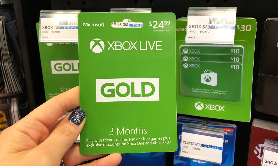 does walgreens sell xbox live cards