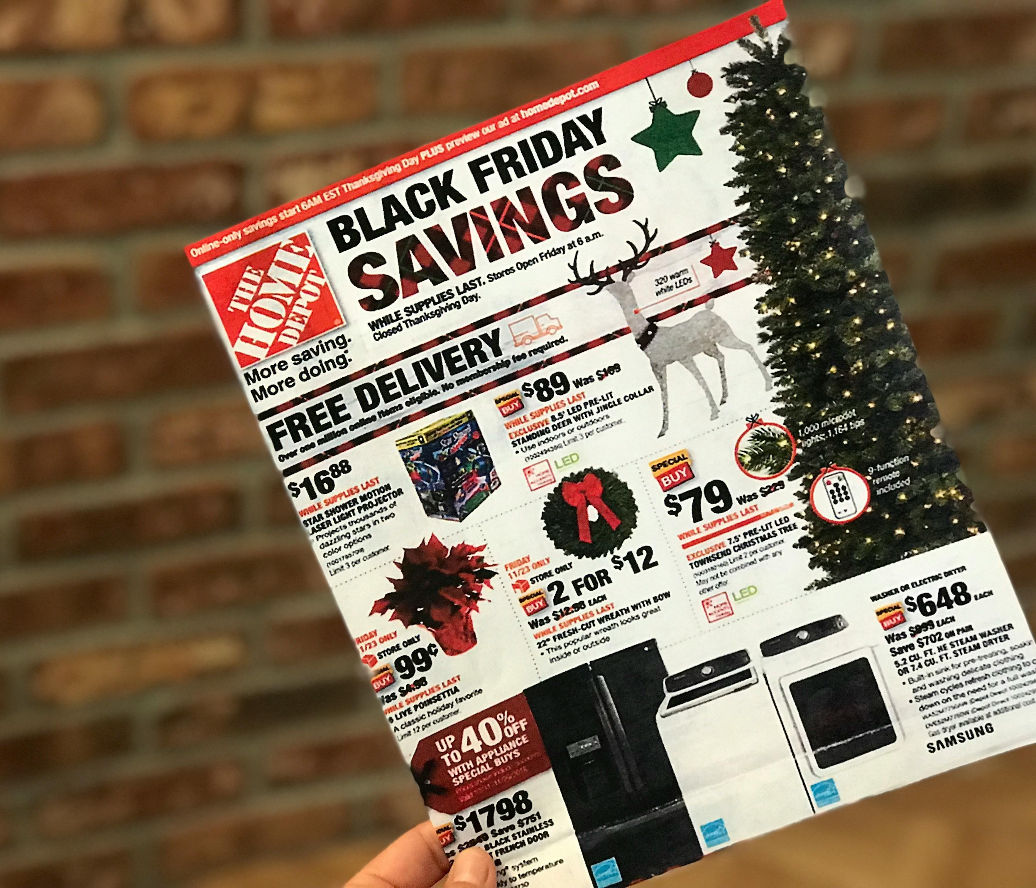 Top 20 Home Depot Black Friday Deals For 2018 The Krazy Coupon Lady