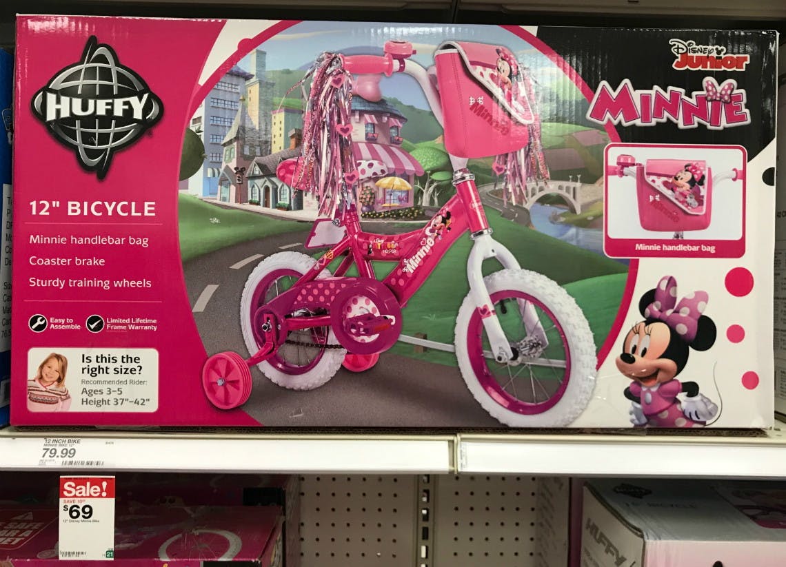 minnie mouse bike 10 inch