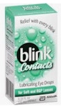 Blink Contacts or Blink-N-Clean Drops, limit 1