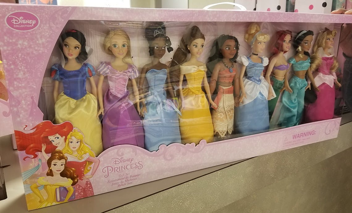 jcpenney disney princess doll set