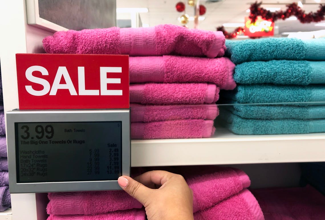 best price on bath towels