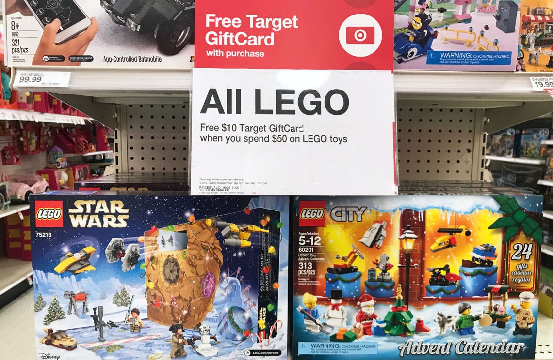 target lego advent calendar 2018
