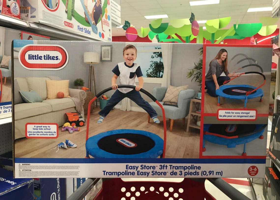 Little Tikes Easy Store Trampoline Only 35 71 At Target The Krazy Coupon Lady