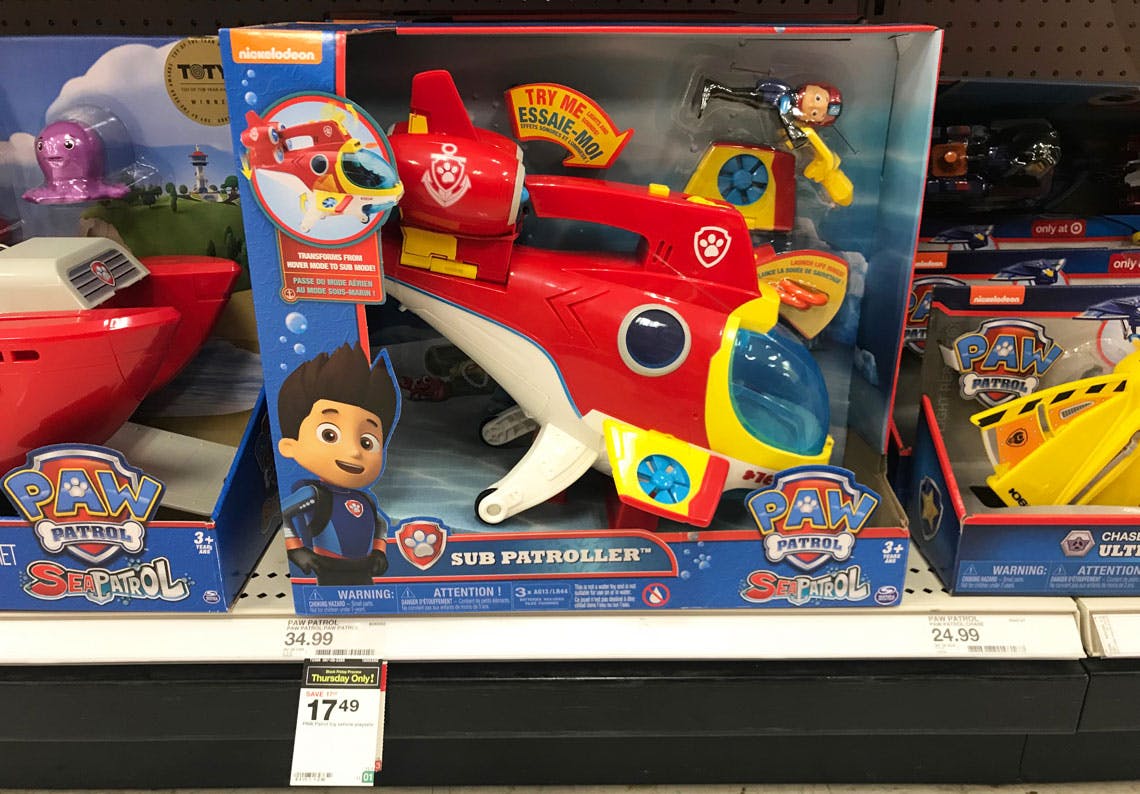 target paw patrol sea patroller