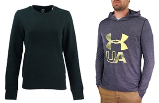 man wearing under armour hoodie on proozy.com