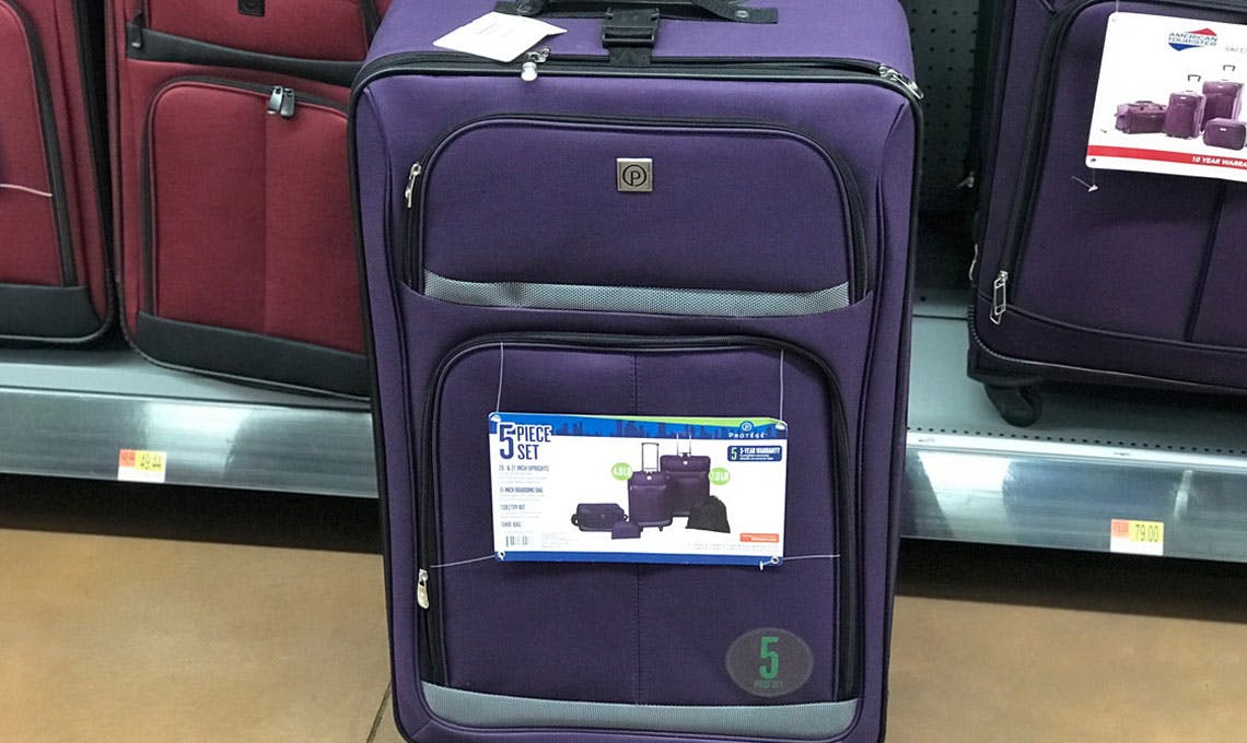 walmart suitcases in store