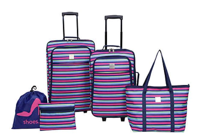 5-Piece Luggage Sets, Only $40 Shipped - Reg. $180! - The Krazy Coupon Lady