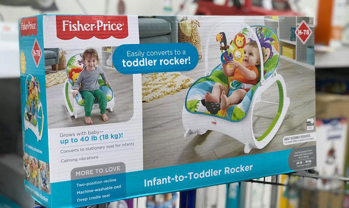 walmart fisher price infant to toddler rocker