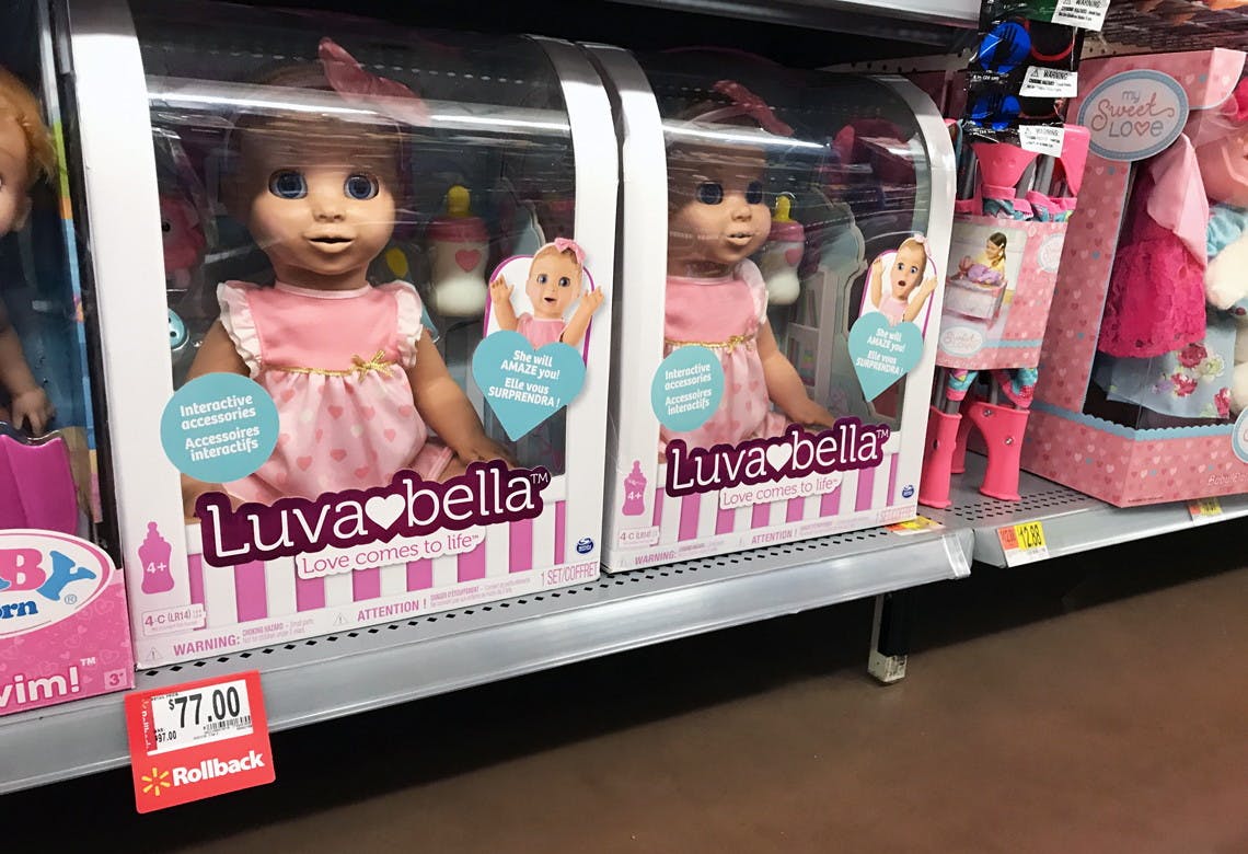 luvabella doll at walmart