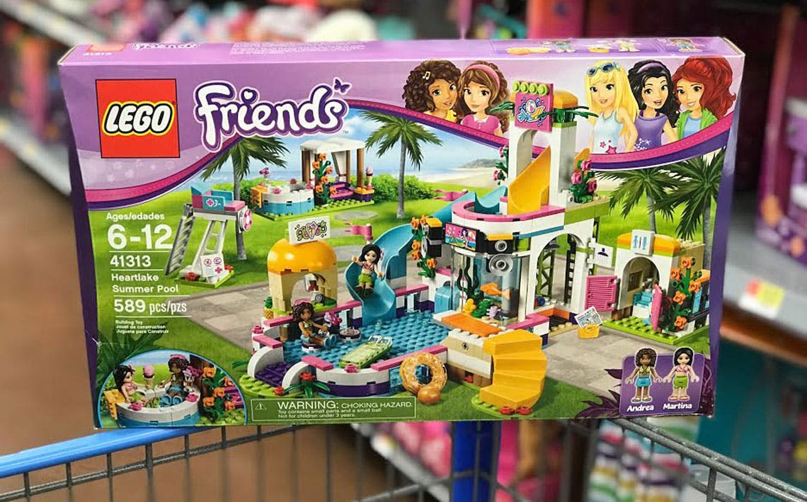lego friends heartlake summer pool walmart