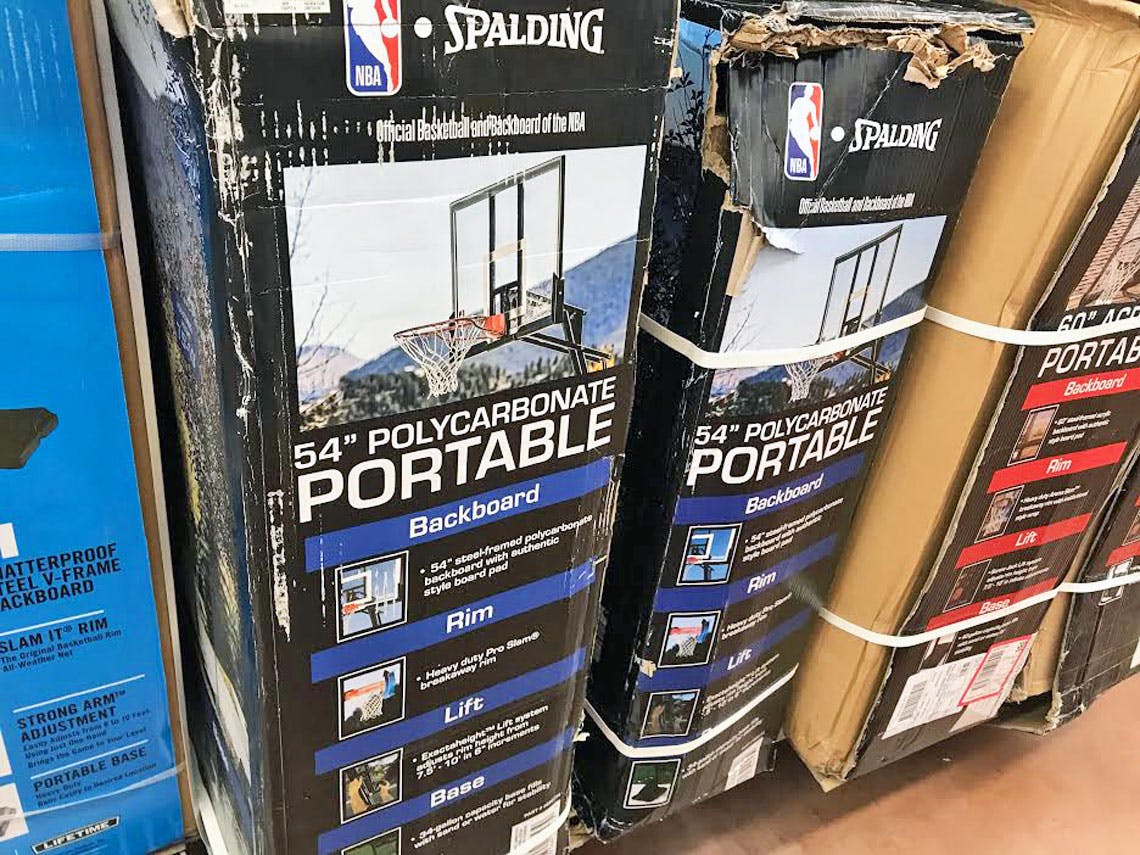 Spalding 54 Basketball Hoop Just 185 At Walmart Save 55