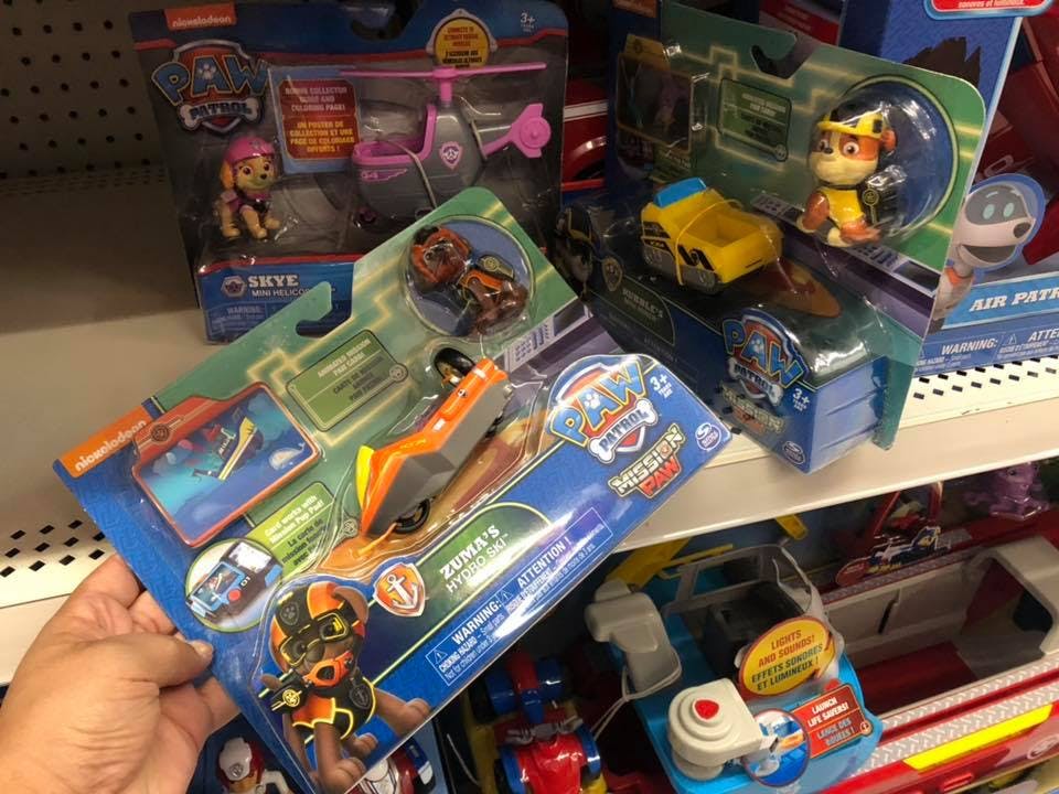 paw patrol mini figures dollar tree