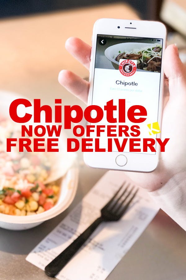 Drop Everything — Chipotle Now Offers Free Delivery