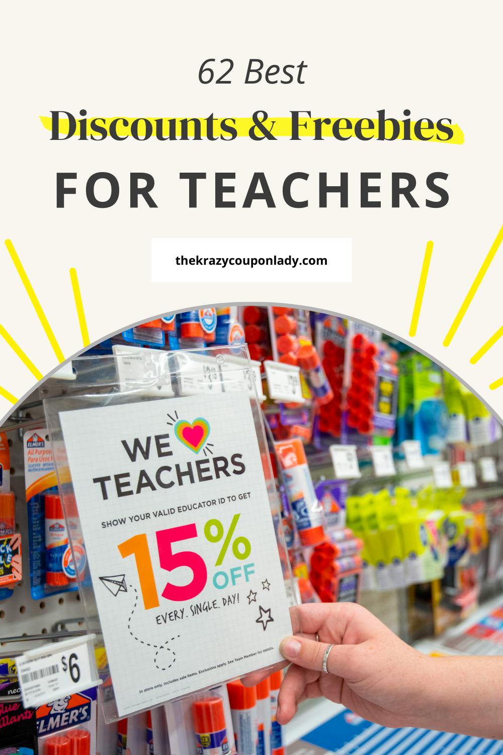 The Best Teacher Discounts And Deals - The Krazy Coupon Lady