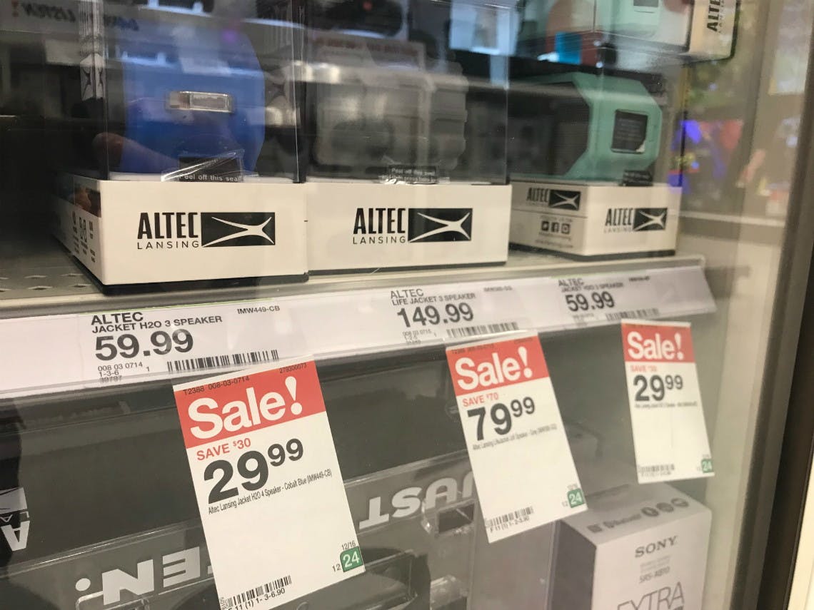 target altec lansing bluetooth speaker