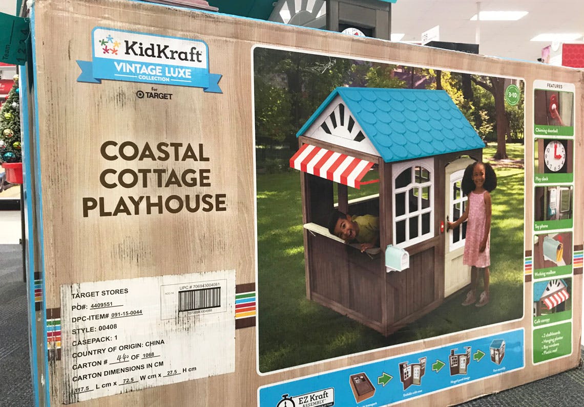 Kidkraft coastal hot sale cottage playhouse