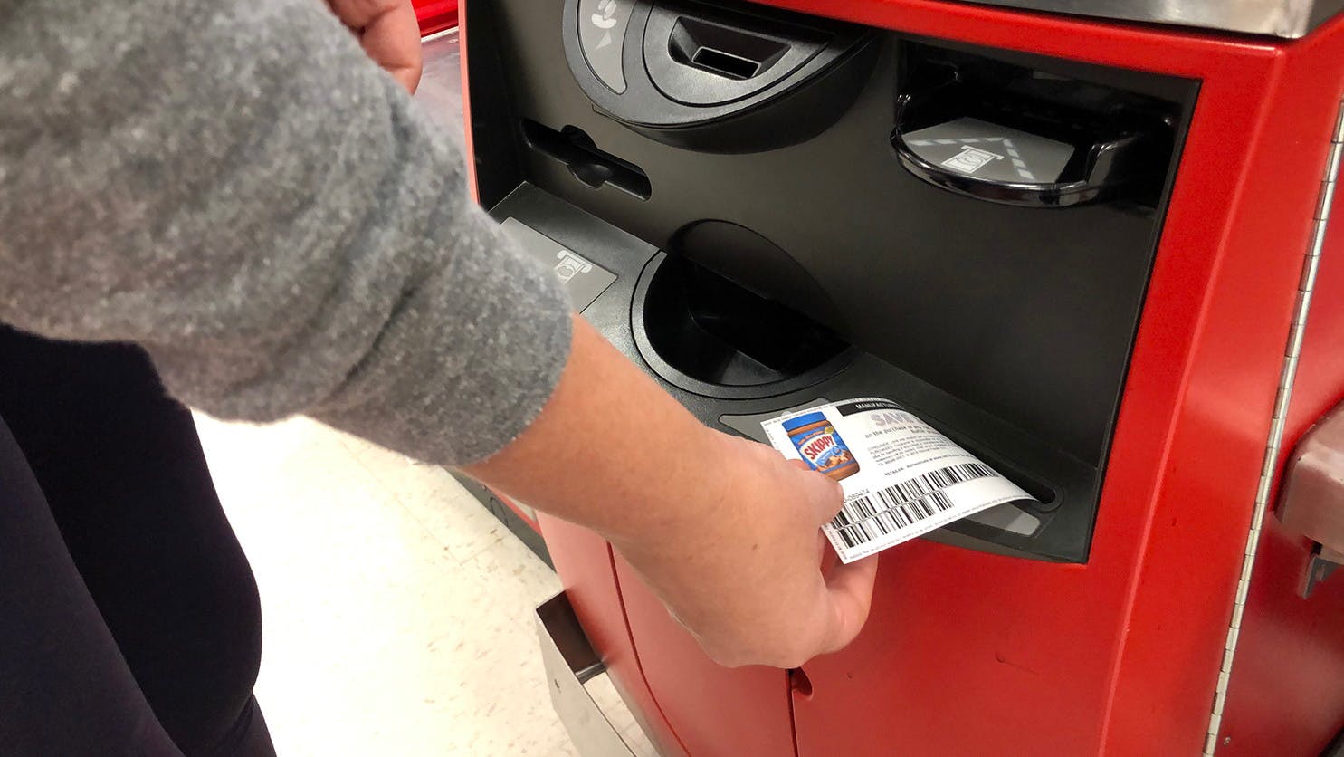 Is there a way to coupon without talking to a cashier? (Asking for a friend.)