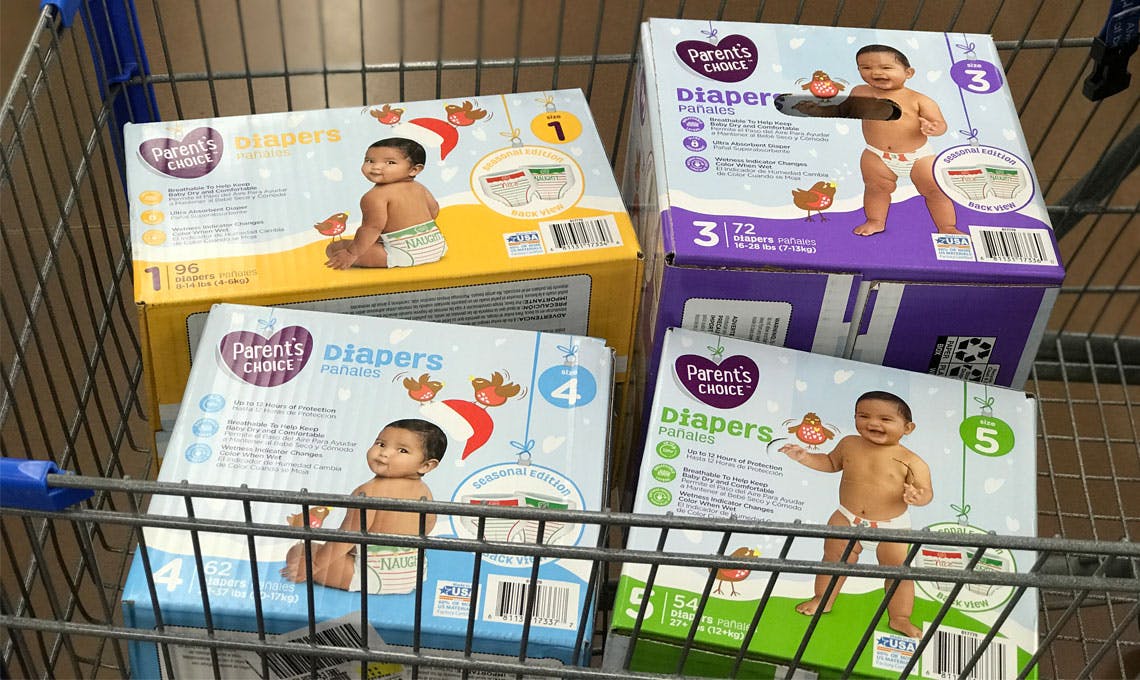 walmart $5 christmas diapers