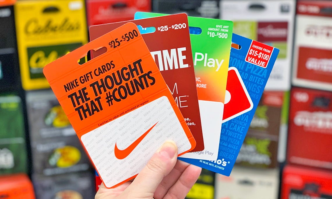 can you use multiple gift cards on nike