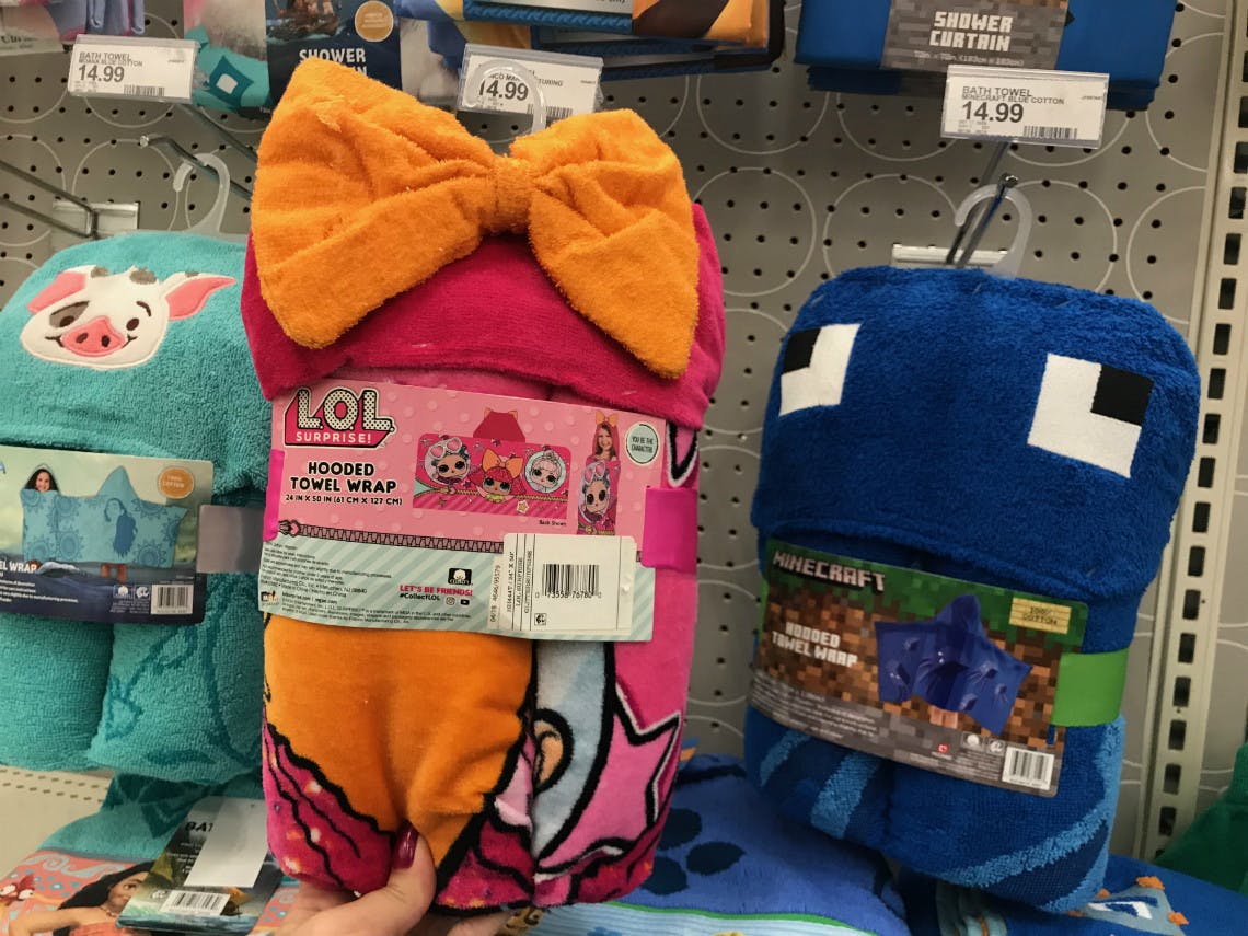 target kids hooded towel