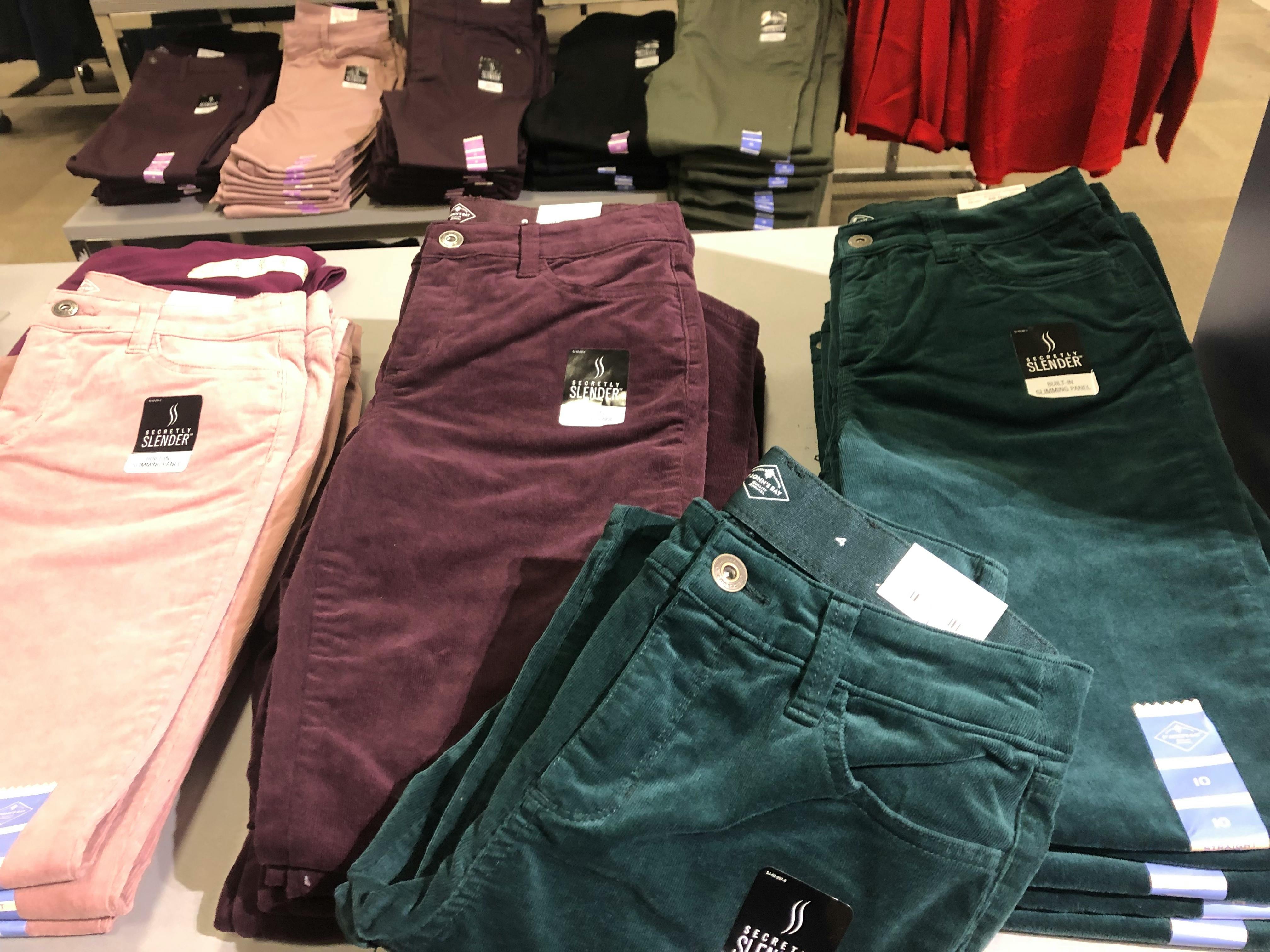 St John S Bay Corduroy Pants 11 24 At Jcpenney Reg 37 00