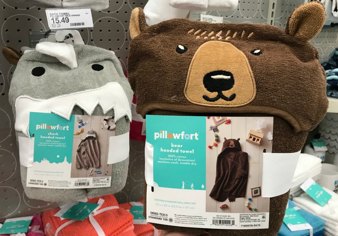 target kids hooded towel