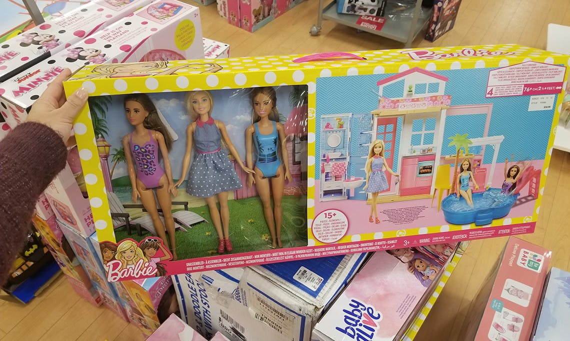 mattel barbie glam house set