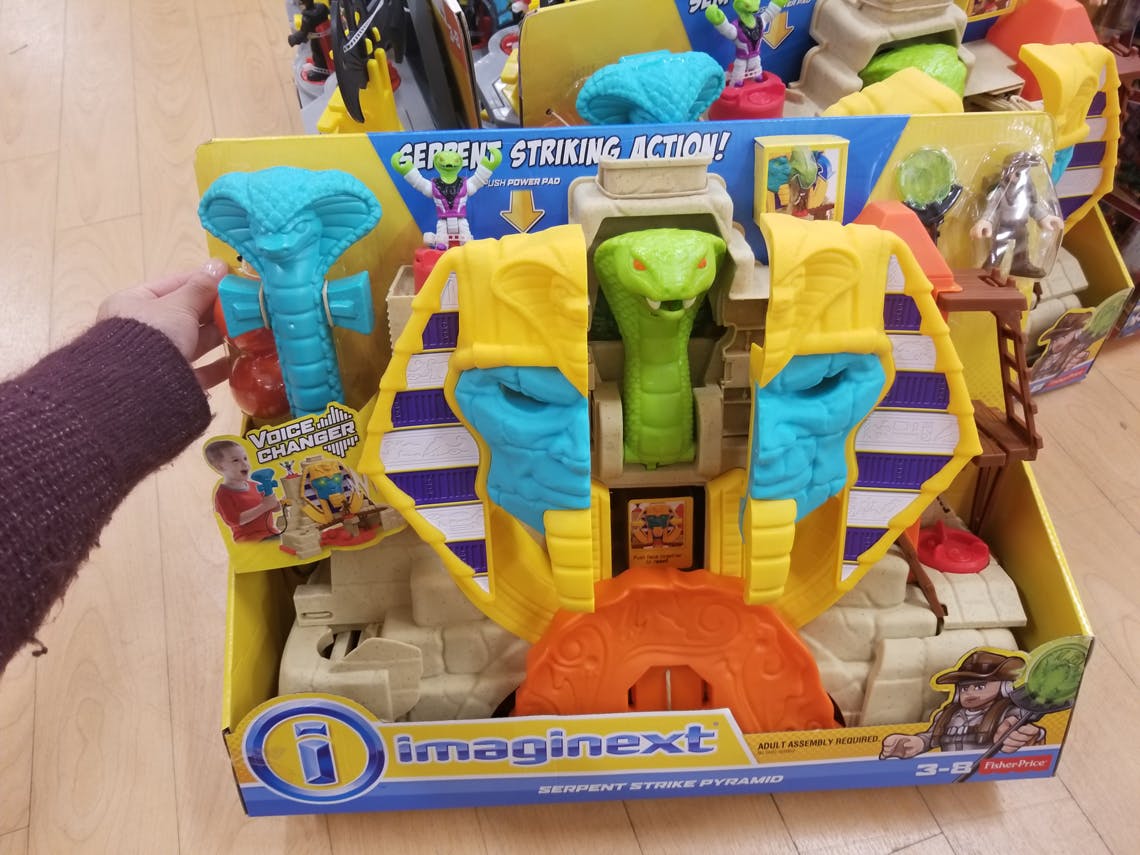 imaginext serpent strike pyramid