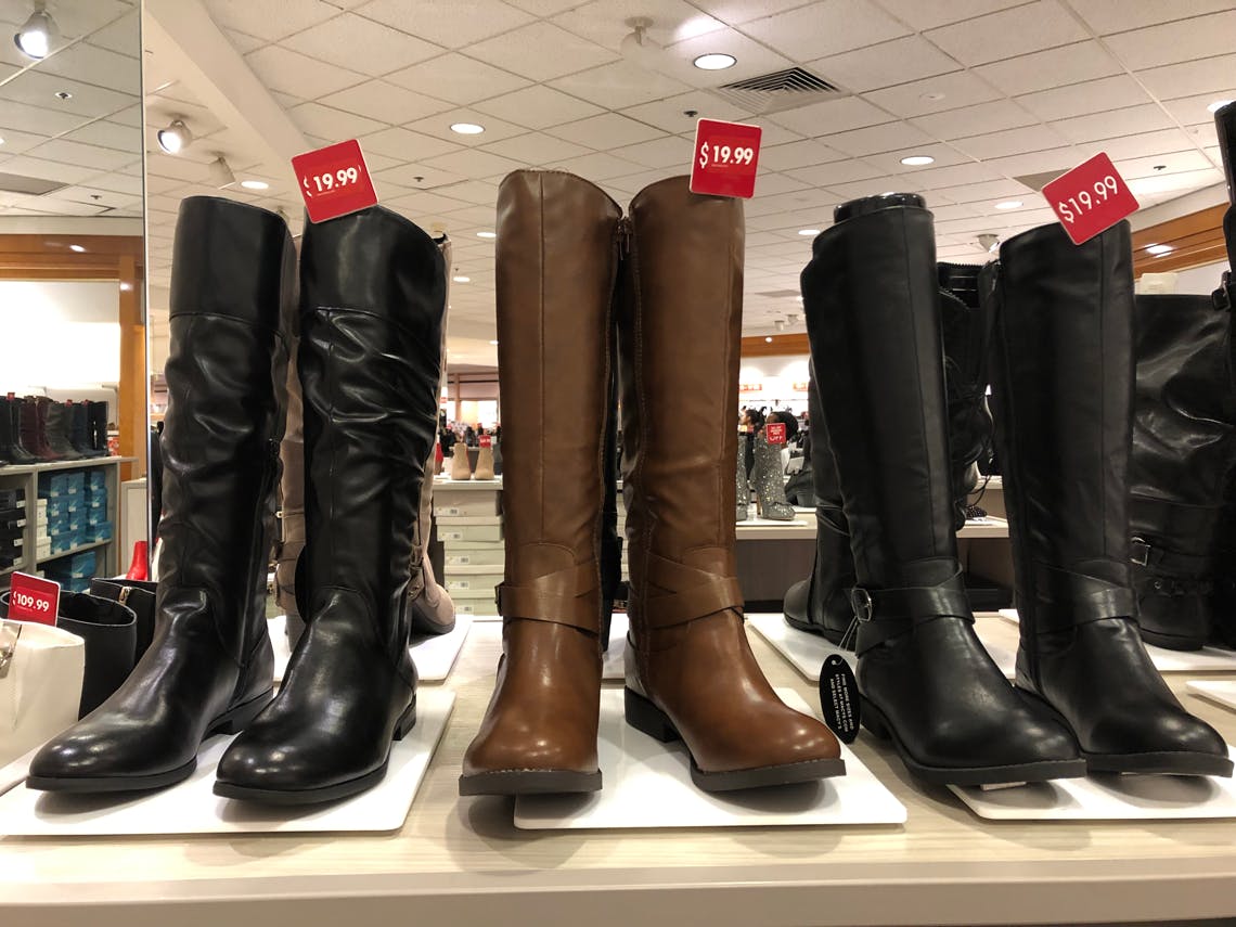 macy's boot sale 19.99
