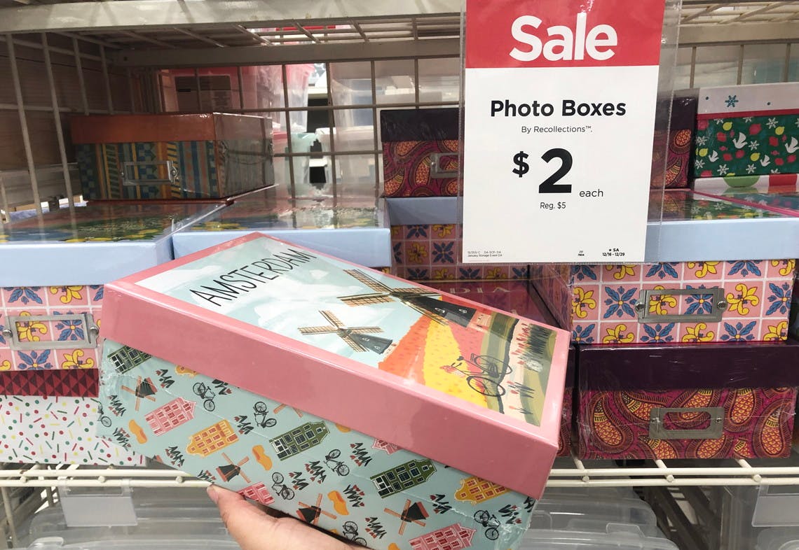 Photo Boxes As Low As 1 50 At Michaels The Krazy Coupon Lady