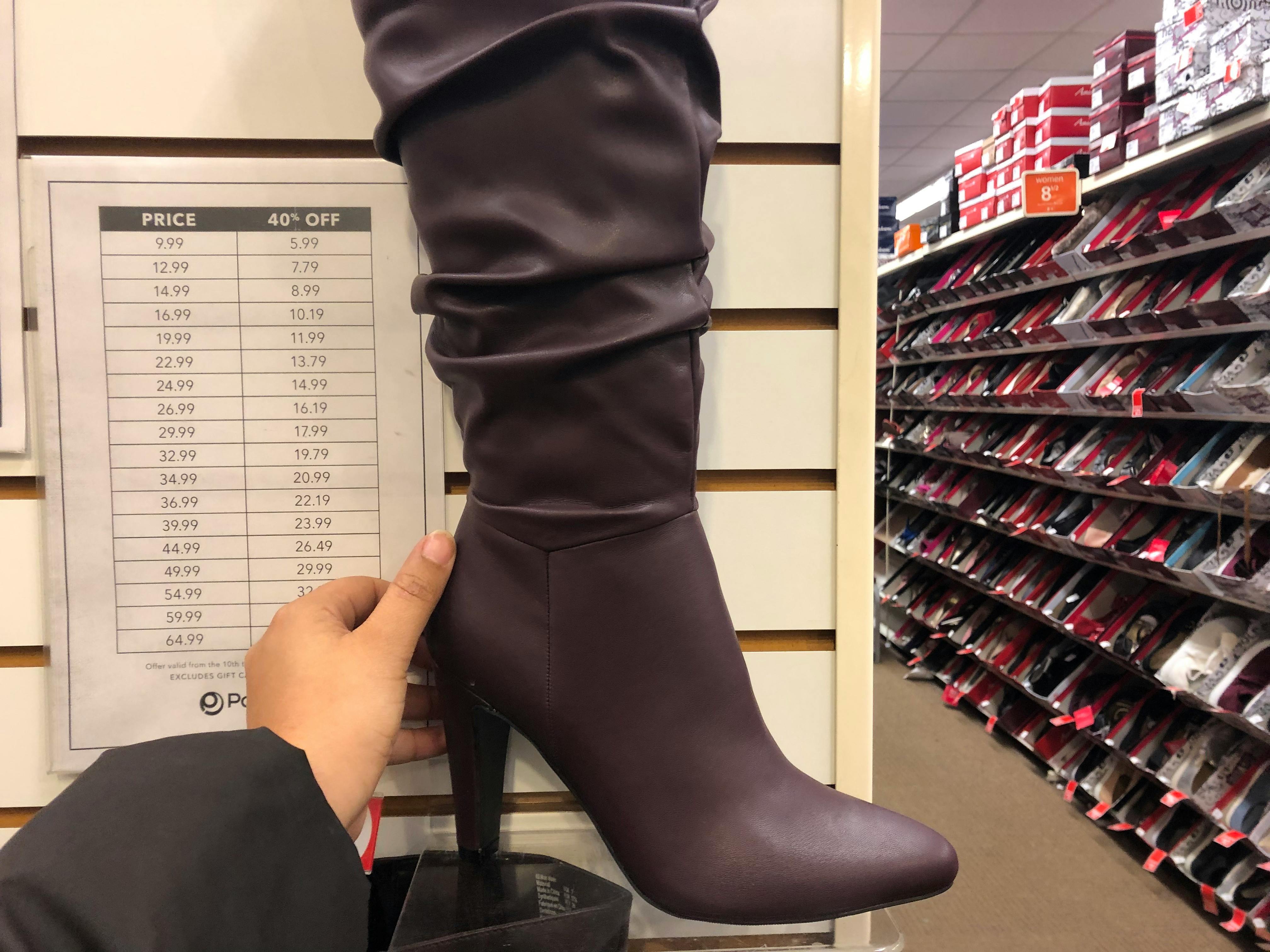payless tall boots