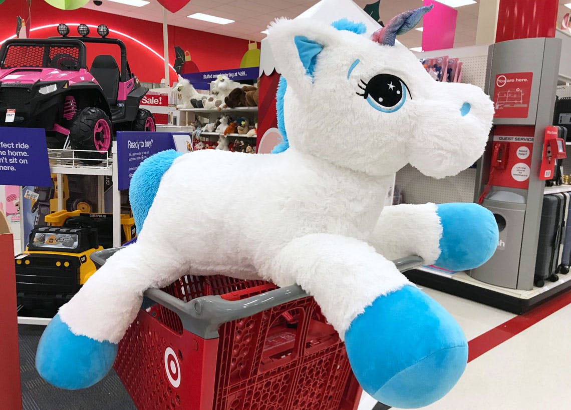 giant stuffed unicorn target
